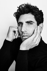 Good looking thoughtful man, portrait