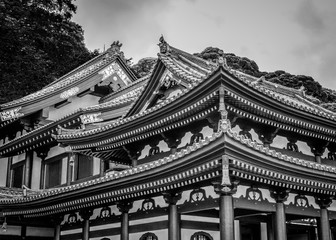 Famous Hase Dera Temple in Kamakura Japan