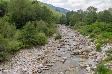 Ardeche river in Southern France