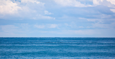 Expanse of water on the sea as an abstract background