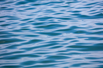 Naklejka premium Expanse of water on the sea as an abstract background