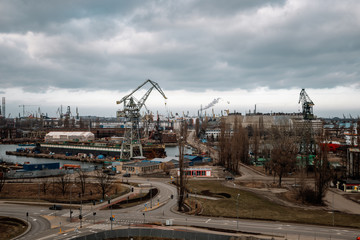Panorama of the Gdańsk Shipyard