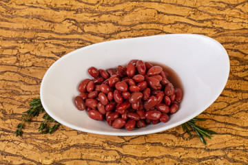 Baked red kidney