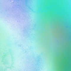 Colorful bright ink and watercolor texture on white paper background. Paint leaks and ombre effects. Hand painted abstract image.