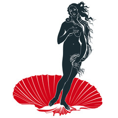 Birth of Venus, Geburt der Venus, Aphrodite, Shell,  © JanPeter