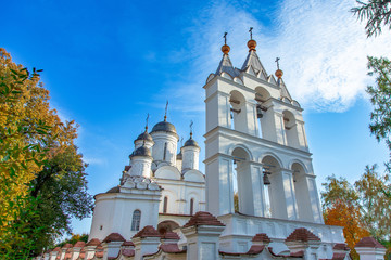 The Church of the Transfiguration and Belfry in Bolshie Viazemy, Russia
