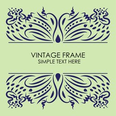 Vintage Frame, Creative Design Templates