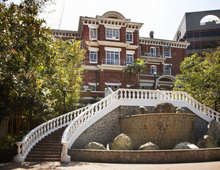 Historical building of university of Hong Kong. China