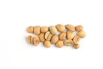 Coffee beans with different types of roast