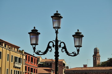 Fototapeta na wymiar lantern in Venice