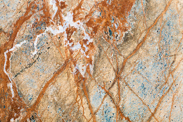 Close up of marble Bidasar Brown texture