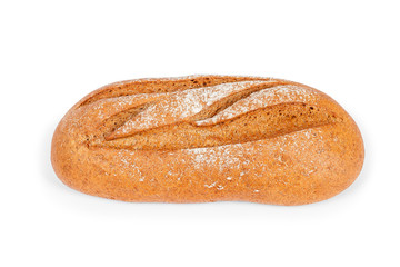 bread on a white background
