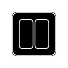 light switch icon. Element of Appliances for mobile concept and web apps icon. Glyph, flat icon for website design and development, app development