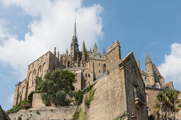 Fototapeta premium Mont-Saint-Michel abbey in Normandy, France