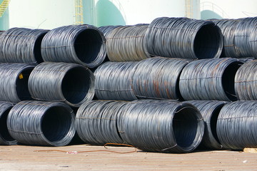 Steel rods for construction 