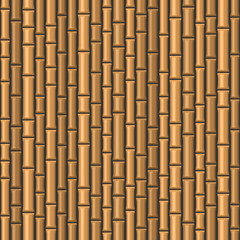 Seamless Bamboo Background Pattern on Dark Back. Vector