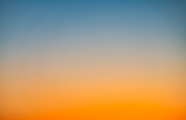 Color Gradient from the Sky at Sunset