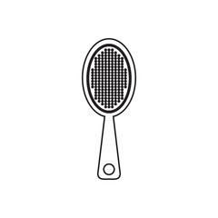 Hair brush icon. Element of Barber for mobile concept and web apps icon. Outline, thin line icon for website design and development, app development