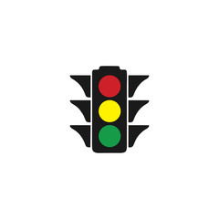 traffic light icon logo