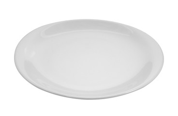 plate isolated on white background.