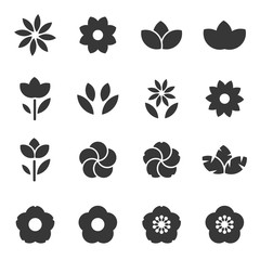 Fototapeta premium flower icon vector
