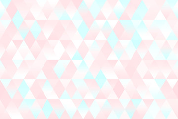 Pastel Millennial Pink Blue White Triangle Seamless Pattern Rhomb Texture Geometric Minimalism