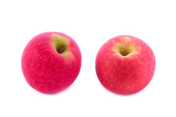 red apple isolated on white background