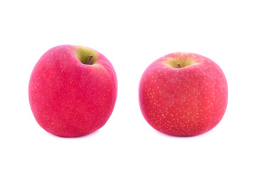 red apple isolated on white background
