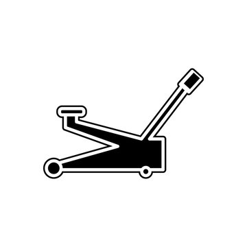 car jack icon. Element of Cars service and repair parts for mobile concept and web apps icon. Glyph, flat line icon for website design and development, app development