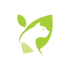 Leaf Logo Design Vector Template Isolated