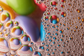 abstract soap bubbles background