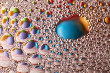 abstract soap bubbles background