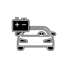 car accumulator icon. Element of Cars service and repair parts for mobile concept and web apps icon. Glyph, flat line icon for website design and development, app development
