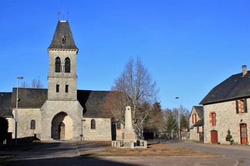 Obraz premium Eglise de Maussac (Corrèze)