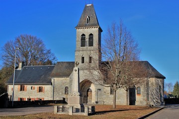 Fototapeta na wymiar Eglise de Maussac (Corrèze)