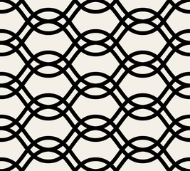 Vector seamless pattern. Modern stylish abstract texture. Repeating lines