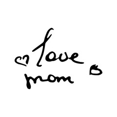 Doodle lettering banner. Image for greeting card, print, tag, t-shirt