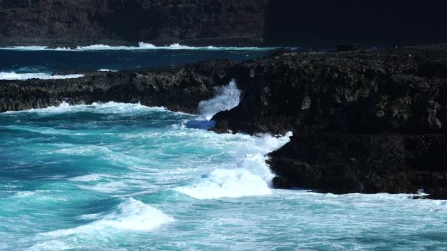 Coast of Tenesar, Lanzarote island, Canary Islands, Spain, Europe