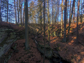 Obraz premium Teufelsloch in Altenplos