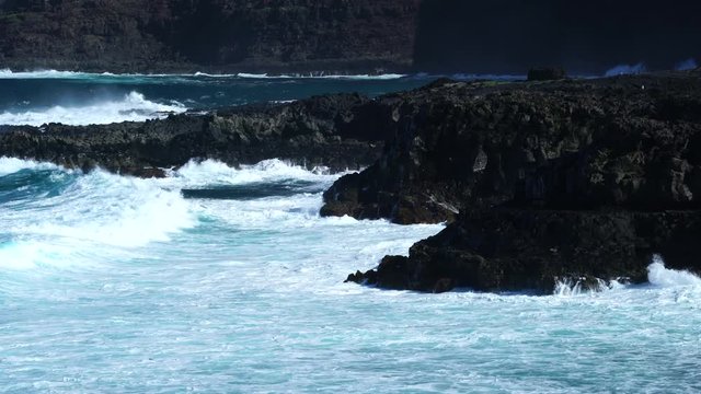 Coast of Tenesar, Lanzarote island, Canary Islands, Spain, Europe