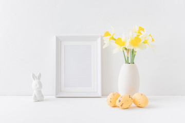 Home interior with easter deco