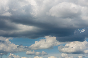 Blue sky with white clouds background