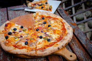 Pizza w restauracji