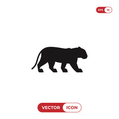 Obraz na płótnie Canvas Tiger vector icon
