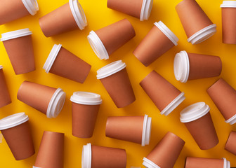 Disposable coffee cups