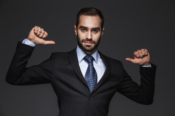 Portrait of a confident handsome businessman