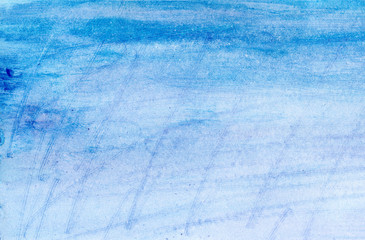 Watercolor scratched pastel texture effect background of blue purple magenta colors