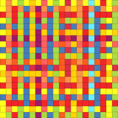Colored plastic weave mesh. Seamless pattern image