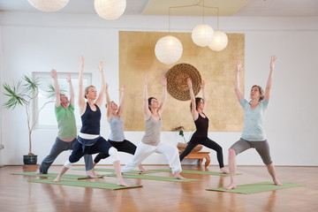 Yoga-Studio Gruppe