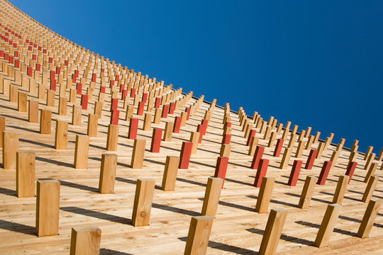 Abstract Building Facade